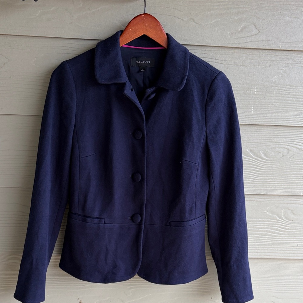 Talbots Midnight Blue Blazer